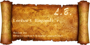 Lenhart Bagamér névjegykártya